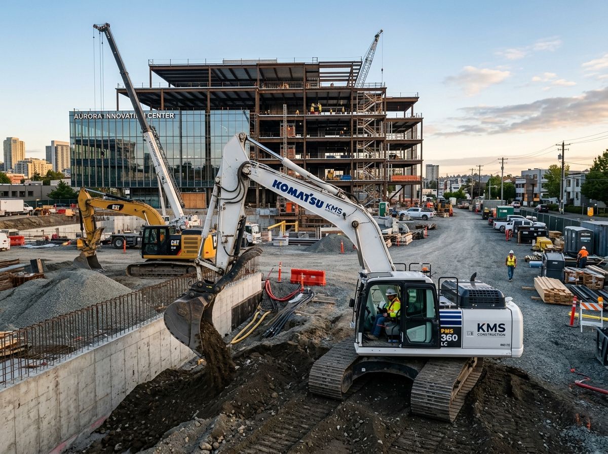 Heavy commercial machinery and civil engineering fleet